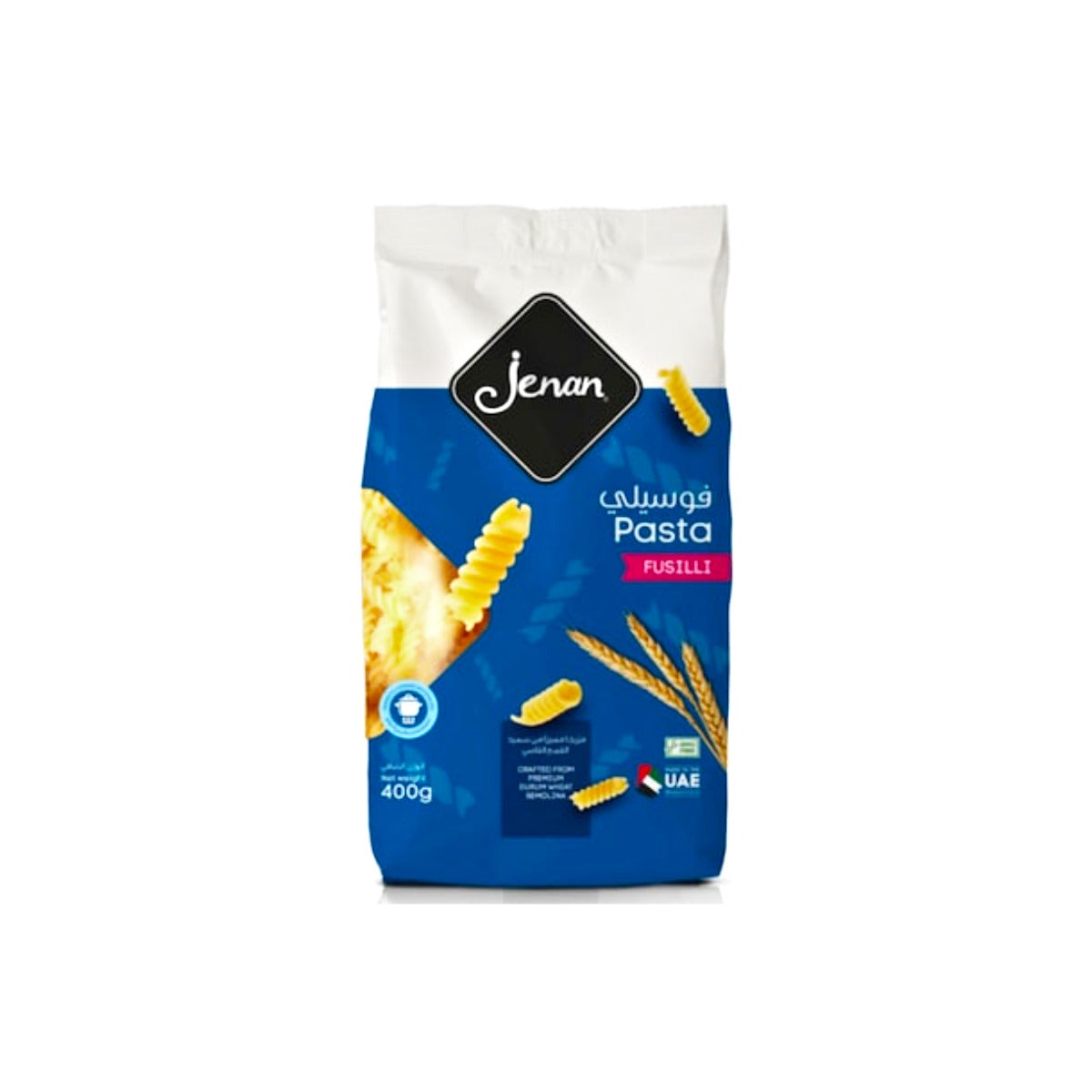 Jenan Pasta Fusilli 4x400gm 5set box