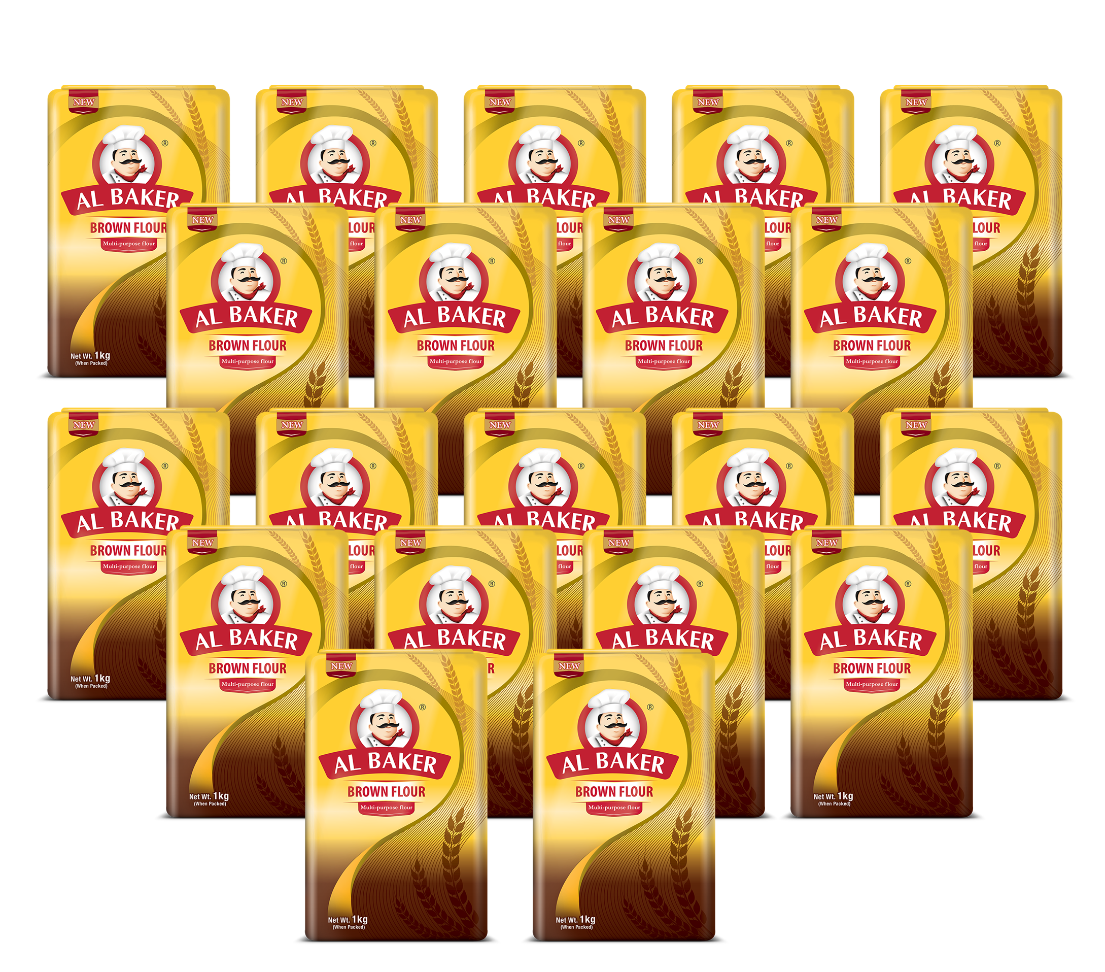 Chakki Atta Al Baker 20x 1kg Carton