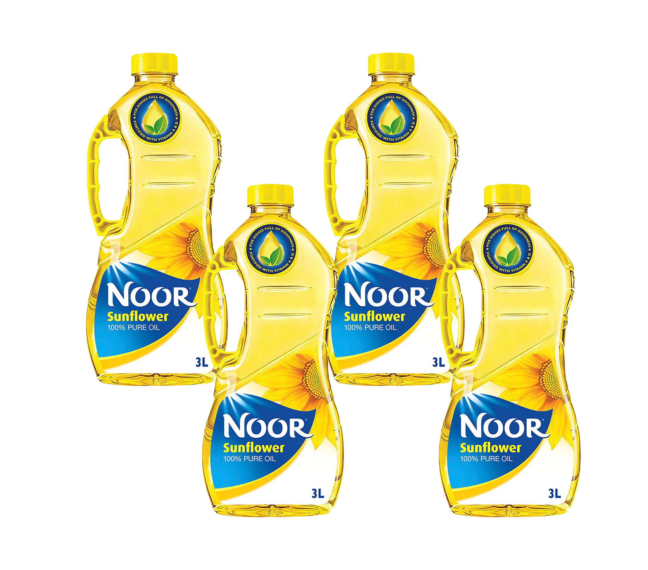 Sunflower Oil Noor 4x 3ltr PET GCC