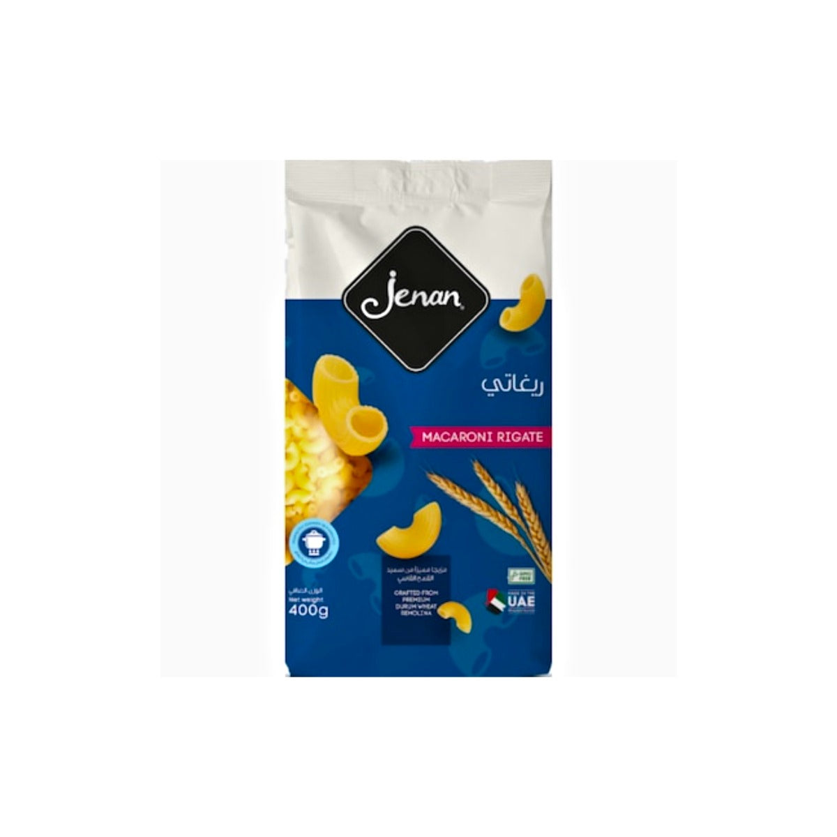 Jenan Macaroni Ricate pasta 2x400gm 10set box