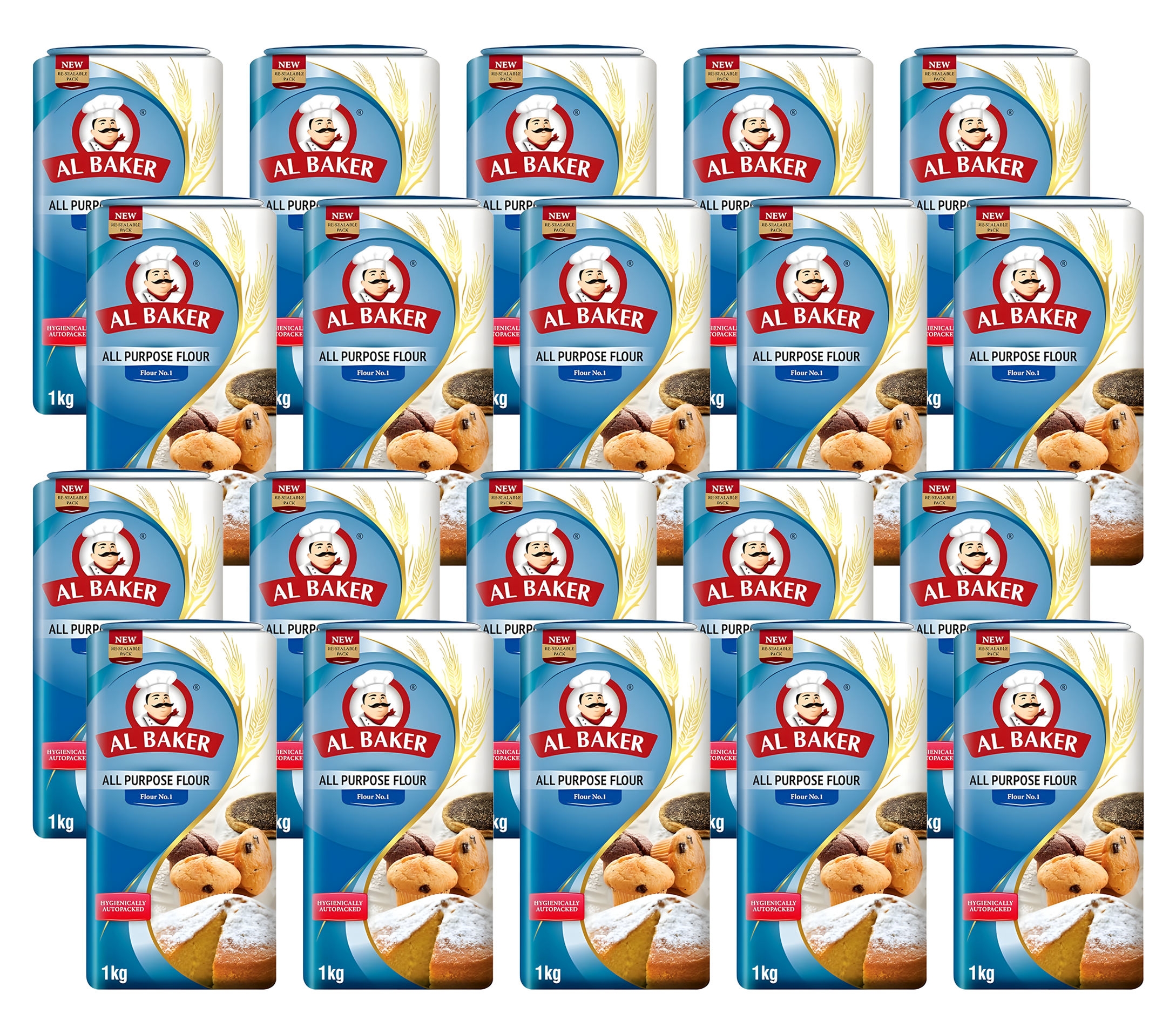 Maida Al Baker 20 X 1 KG Carton New Packing